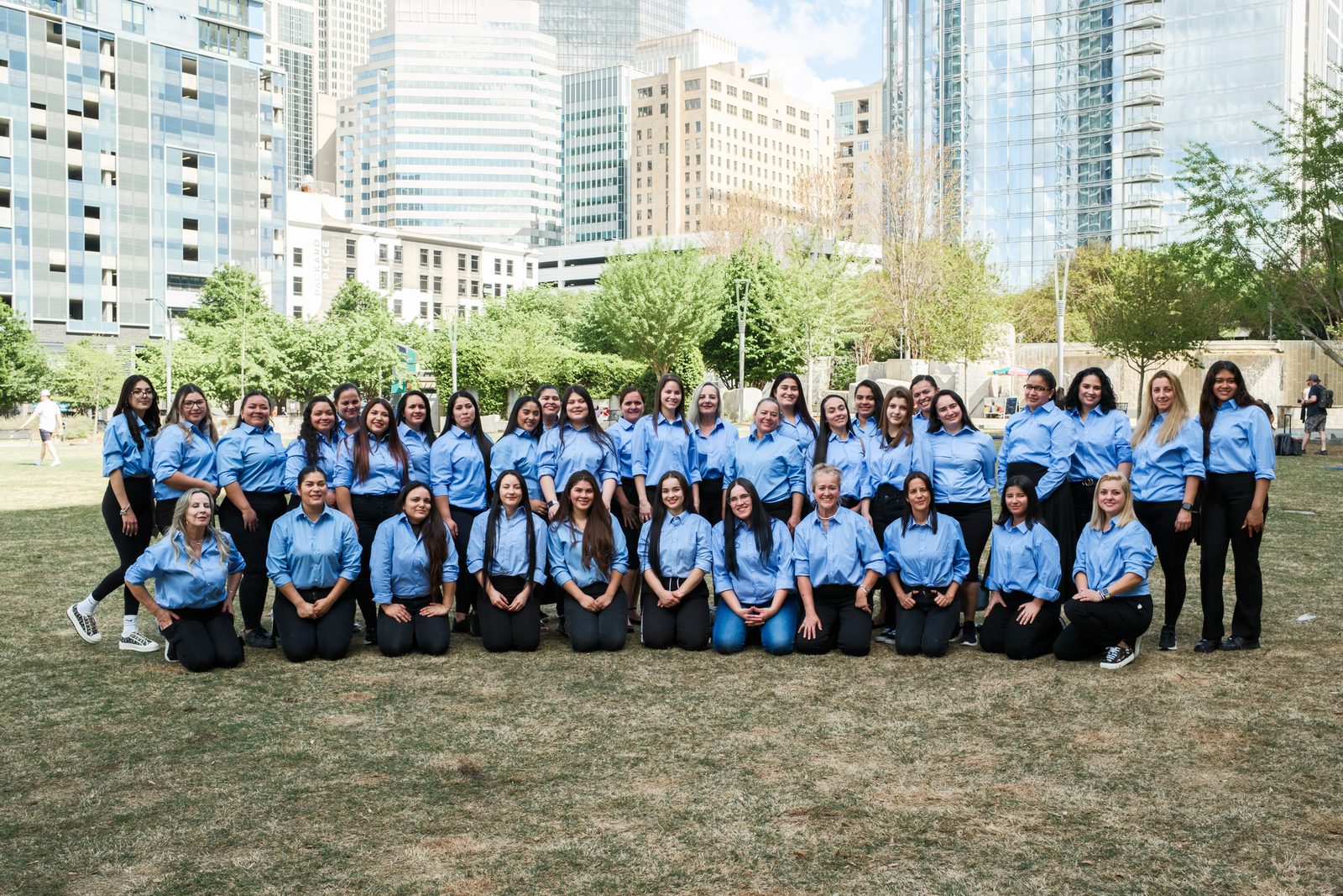 Equipe da Amanda’s Maid reunida em Charlotte